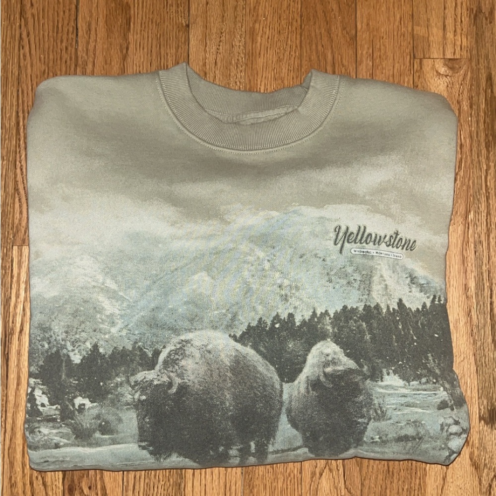 Abercrombie & Fitch Yellowstone Crewneck